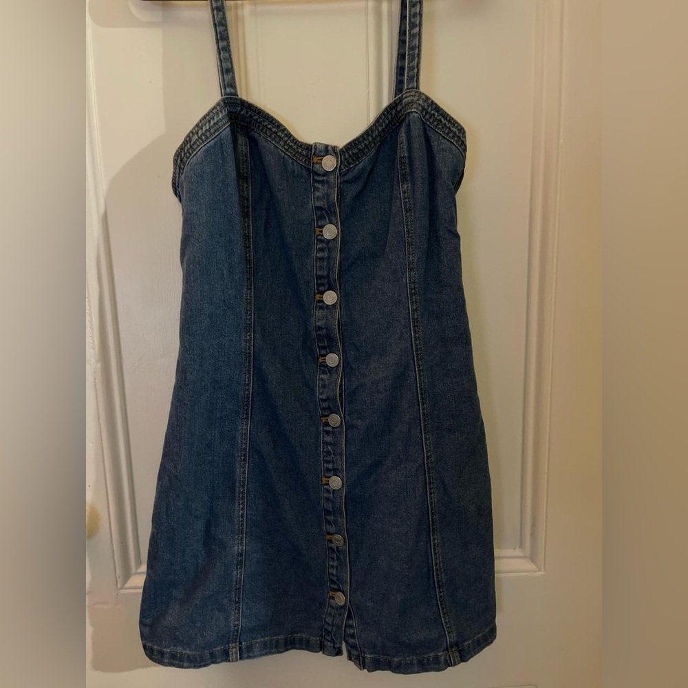 PacSun blue denim mini dress